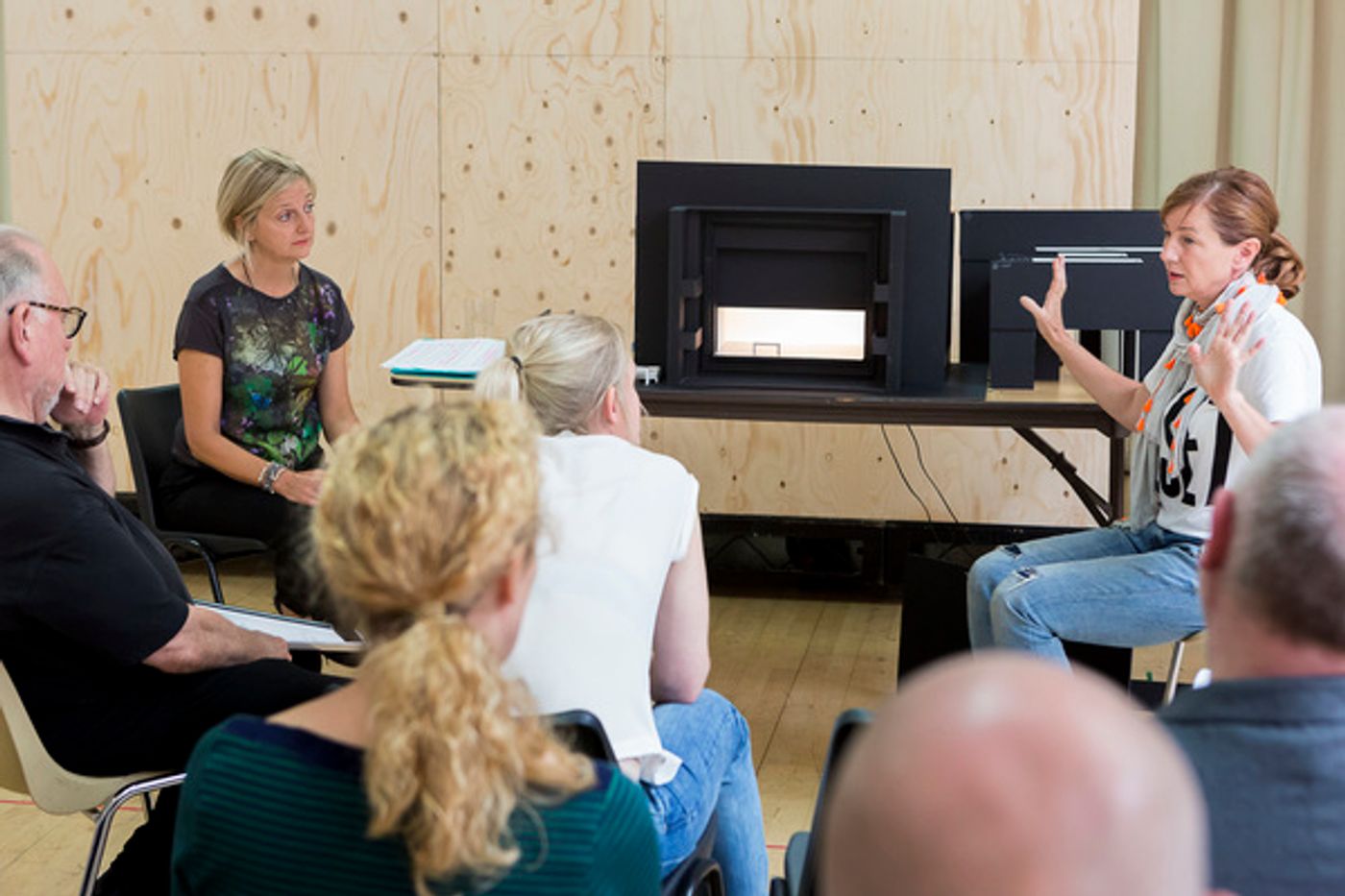 Photo Flash: In Rehearsal with HEISENBERG: THE UNCERTAINTY PRINCIPLE  Image