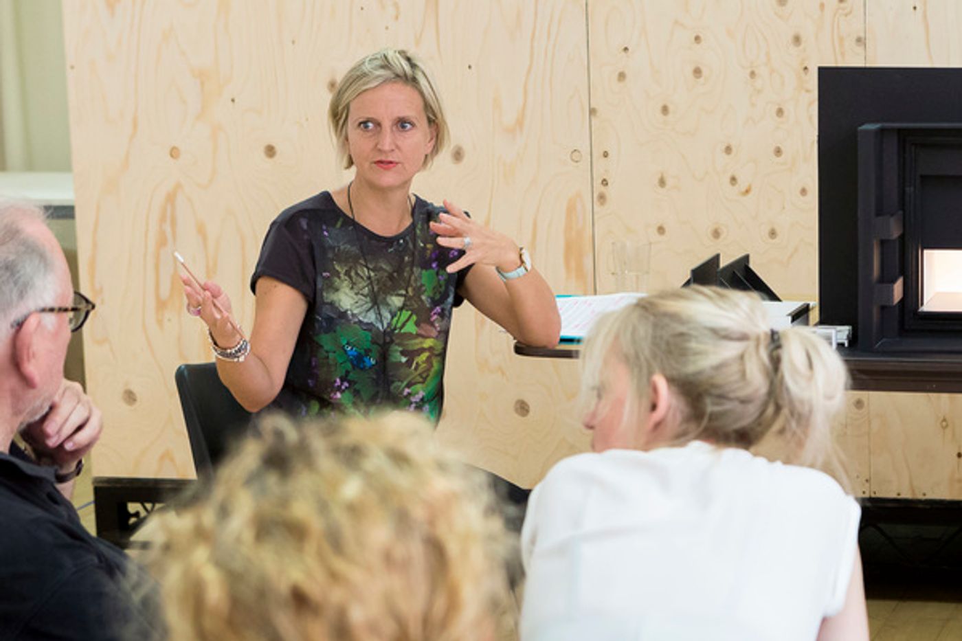 Photo Flash: In Rehearsal with HEISENBERG: THE UNCERTAINTY PRINCIPLE  Image