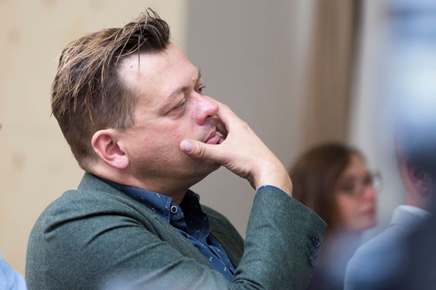 Photo Flash: In Rehearsal with HEISENBERG: THE UNCERTAINTY PRINCIPLE  Image