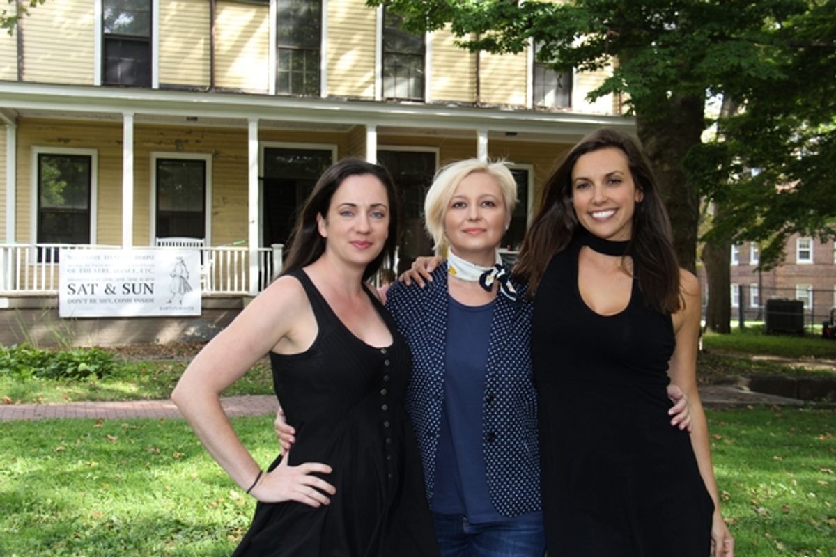 Brooke M. Haney (Artistic Producer and Director of the Apprentice Program), Natalie Burlutskaya (Art Curator), and Aubrey Saverino (Artistic Director). Photo Credit: Anna Nicole
 at 