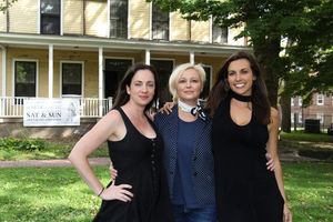 Brooke M. Haney (Artistic Producer and Director of the Apprentice Program), Natalie Burlutskaya (Art Curator), and Aubrey Saverino (Artistic Director). Photo Credit: Anna Nicole
@ BroadwayWorld Brooke M. Haney (Artistic Producer and Director of the Apprentice Program), Natalie B Photo