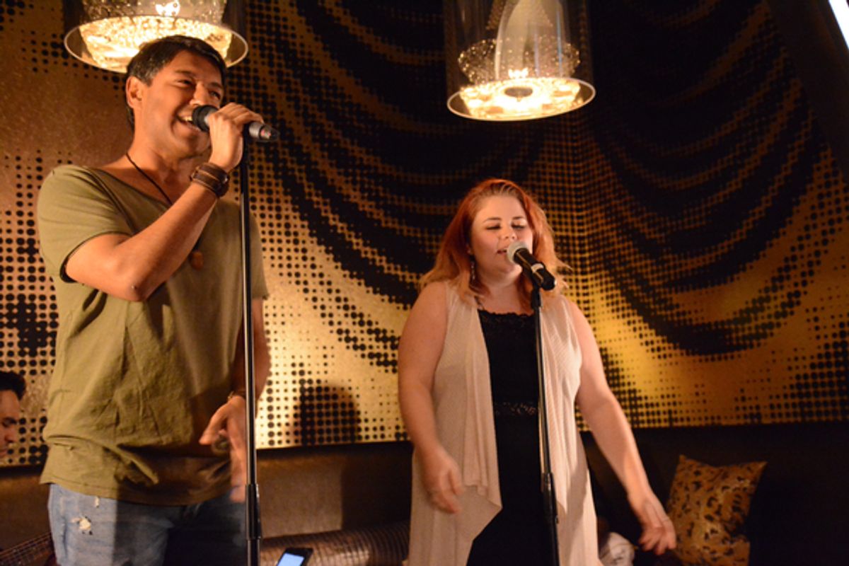 Vishal Vaidya and Katy Geraghty at 