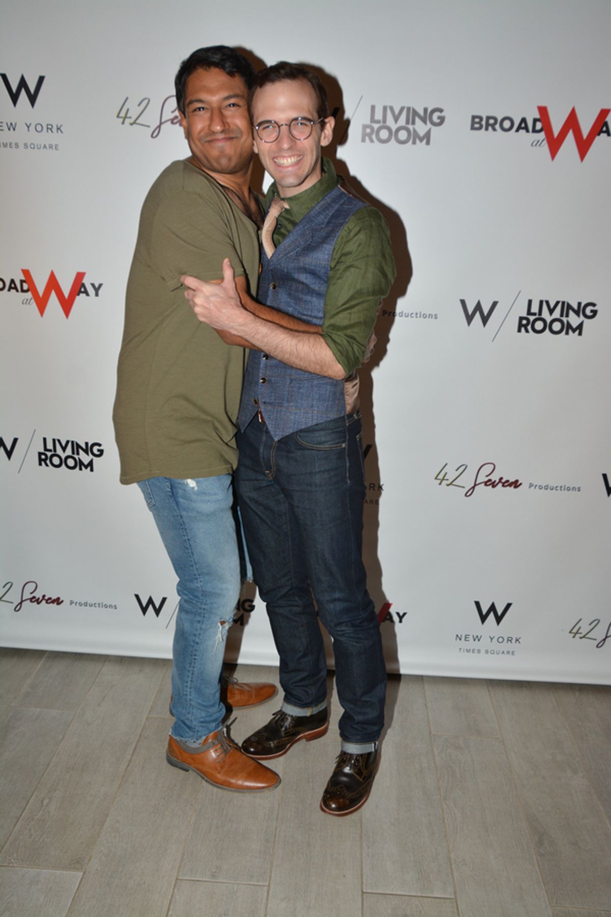 Vishal Vaidya and Joseph Medeiros at 