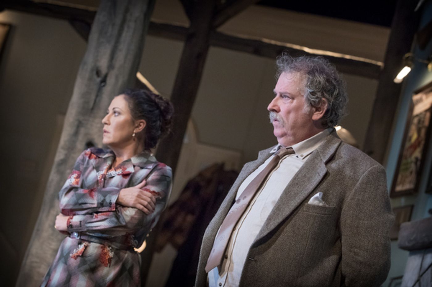 Photo Flash: First Look at DEATHTRAP Starring Paul Bradley and Jessie Wallace  Image