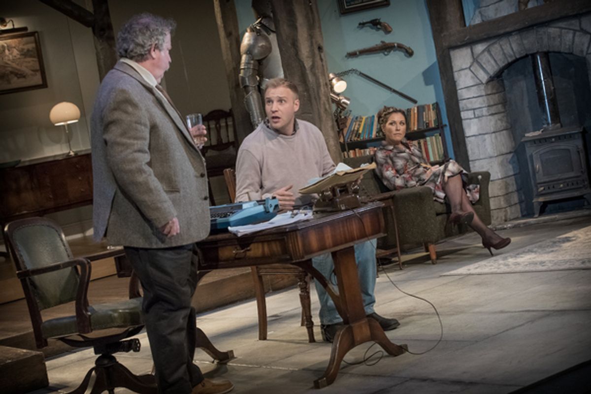 Paul Bradley, Sam Phillips and Jessie Wallace at 