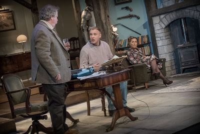 Paul Bradley, Sam Phillips and Jessie Wallace Photo