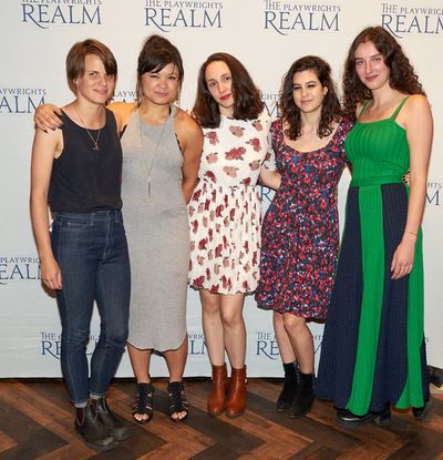 Sarah DeLappe, Lizzy Jutila, Lauren Patten, Tedra Milan and Brenna Coates
 Photo