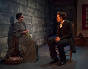 Ashley Neal (Grace Marks) and Steve Haggard (Simon Jordan) Photo