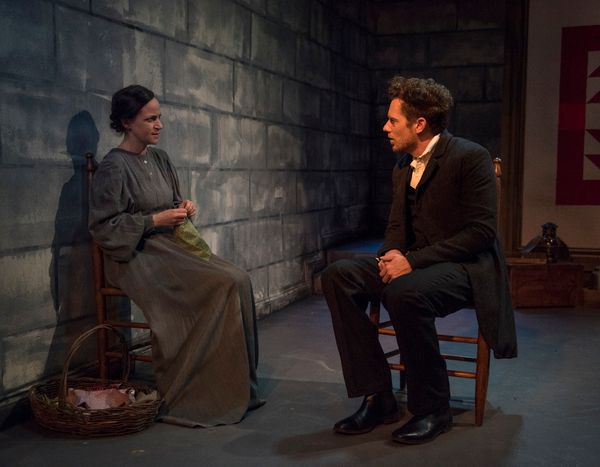 Ashley Neal (Grace Marks) and Steve Haggard (Simon Jordan) Photo