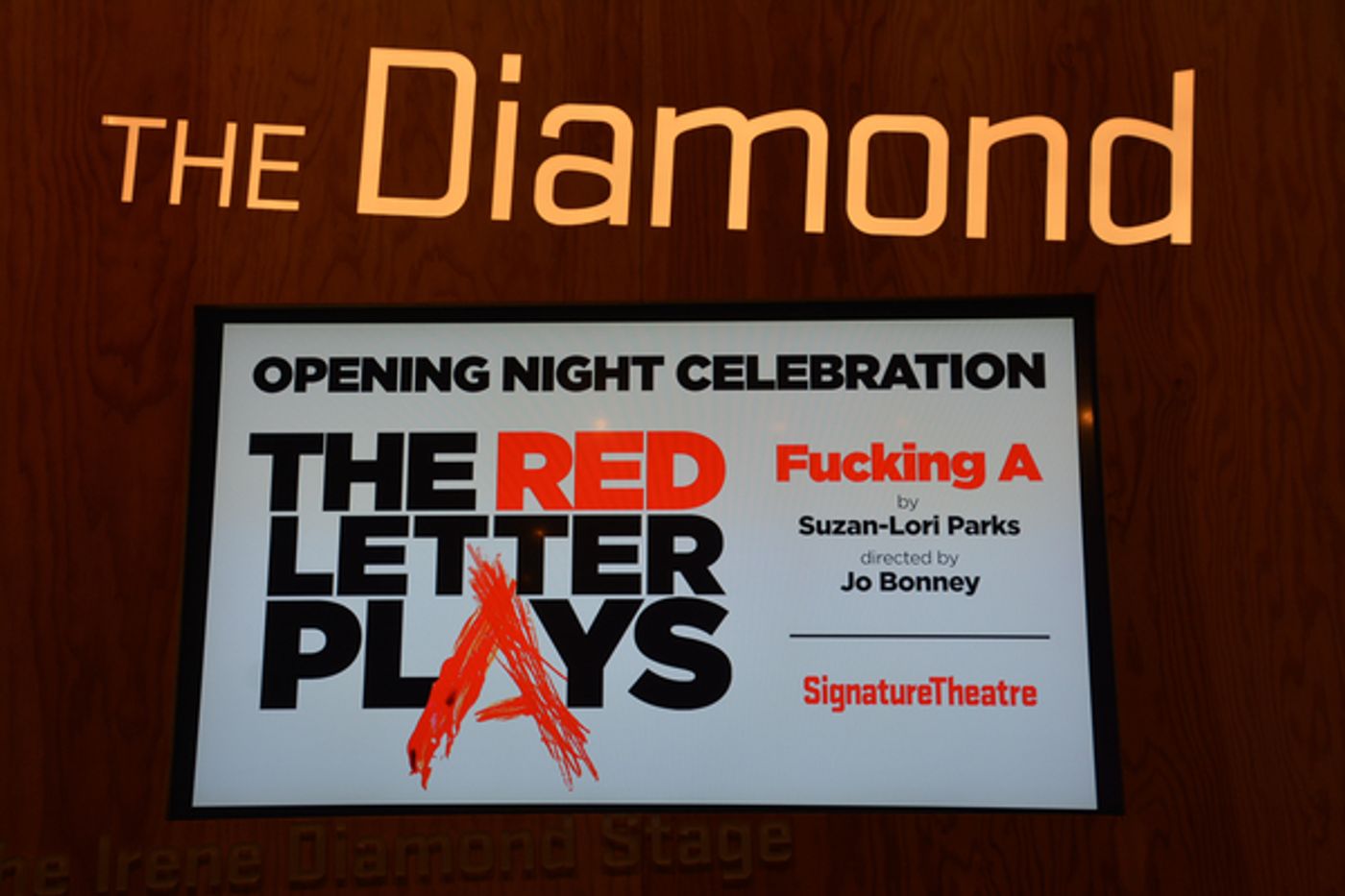 Photo Coverage: Signature Theatre Celebrates Opening Night of Suzan-Lori Parks' F***ING A  Image