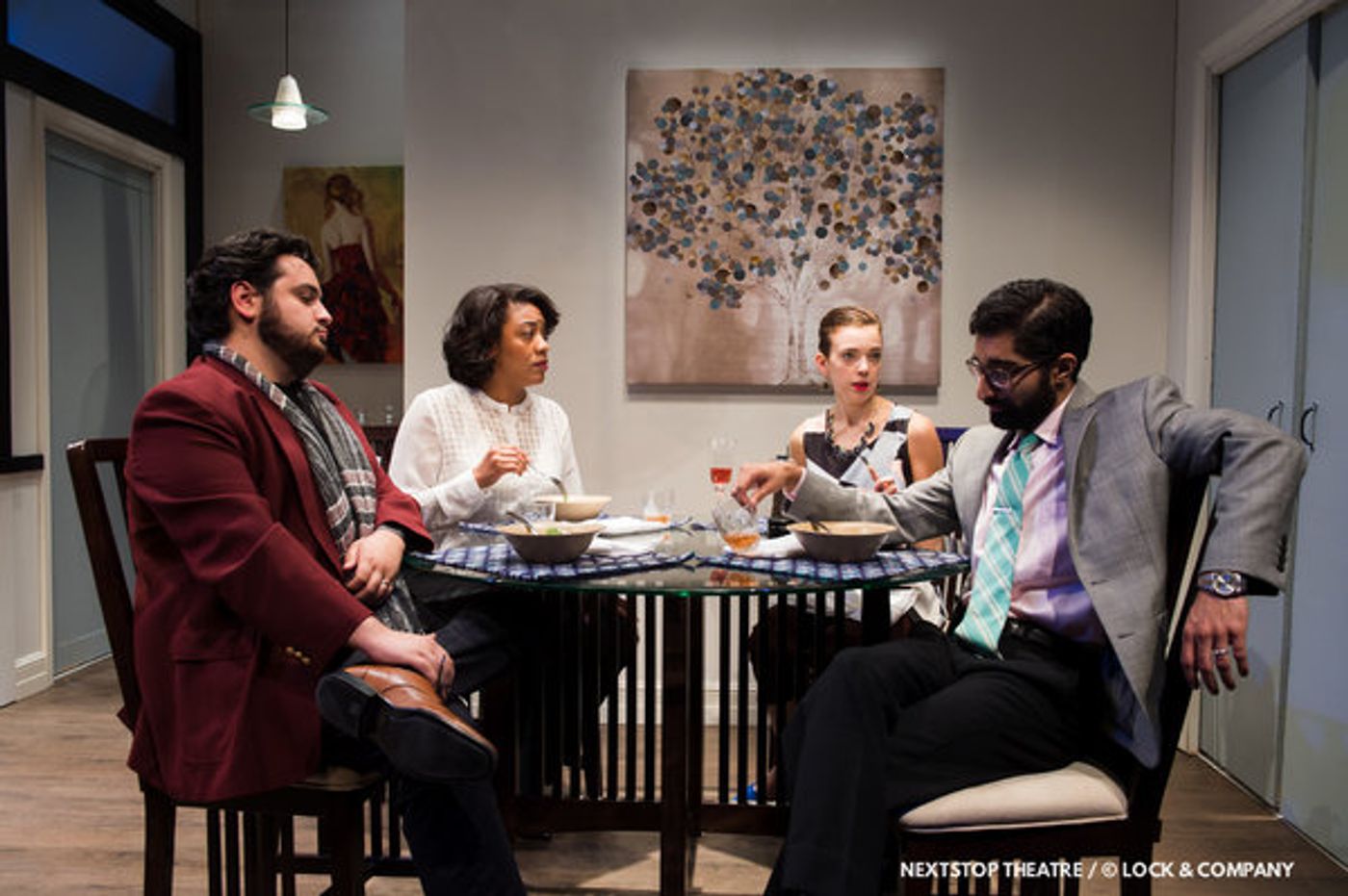 Photo Flash: First Look at DISGRACED at NextStop Theatre Photo Flash: First Look at DISGRACED at NextStop Theatre Image