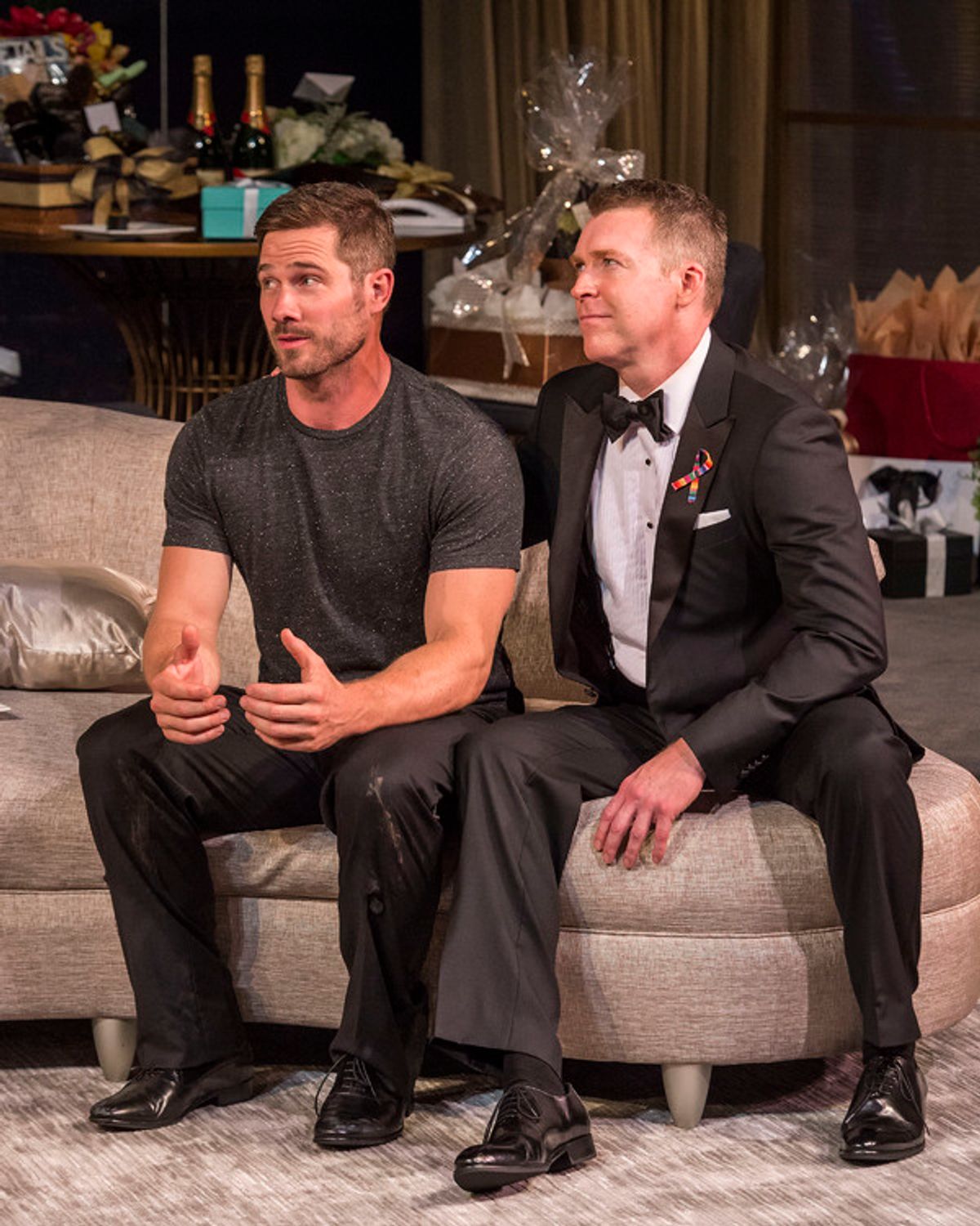 Luke Macfarlane and Brian Hutchison at 