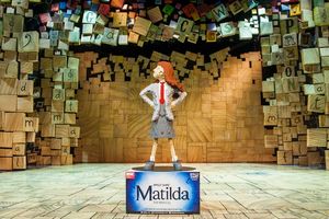 LEGO build of Matilda in honor of Roald Dahl Day Photo