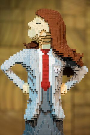 LEGO build of Matilda in honor of Roald Dahl Day Photo