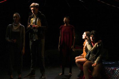 Zoe Abuyuan, Finn Kilgore, Jes Davis, Lizzy Ana Lincoln, and Jara Skagfjord Photo