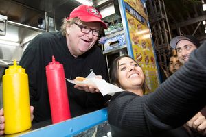 Michael Moore and audience @ BroadwayWorld Michael Moore and audience Photo