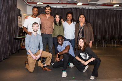 The Company of AFTER THE BLAST with director Lila Neugebauer Photo