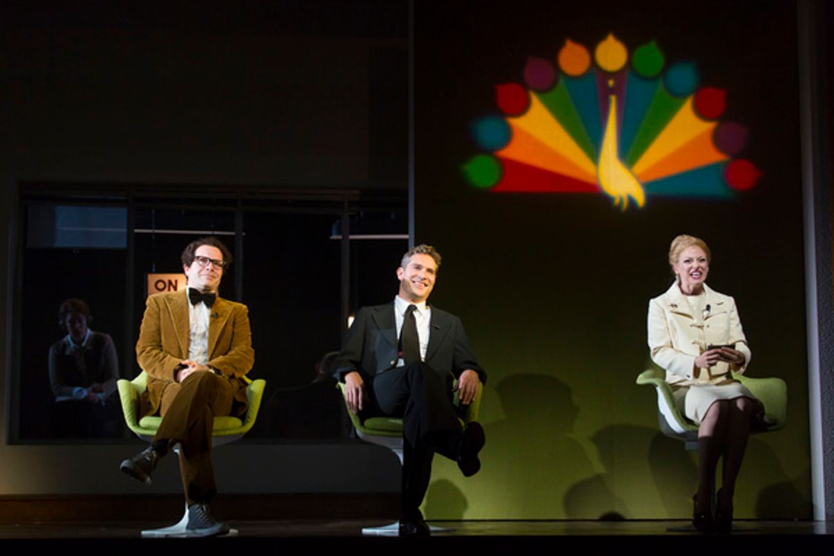 Damian Humbley, Mark Umbers, and Rebecca Gibel  at 