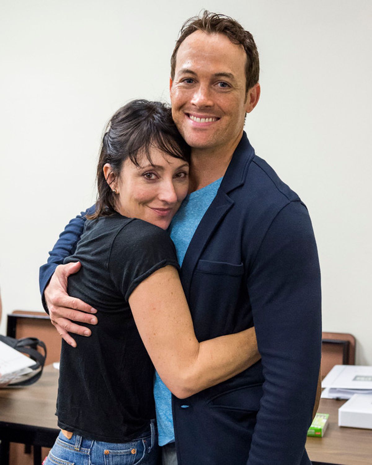 Carmen Cusack and Patrick Cummings at 