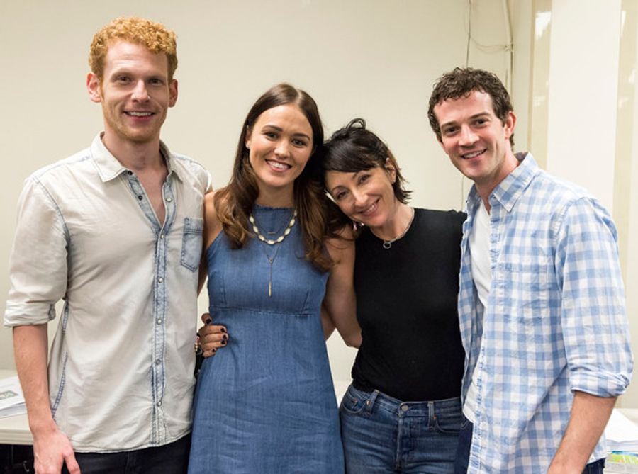 Photo Flash: Sneak Peek at Carmen Cusack and Company in Rehearsal for BRIGHT STAR at the Ahmanson; Cast Complete! Image