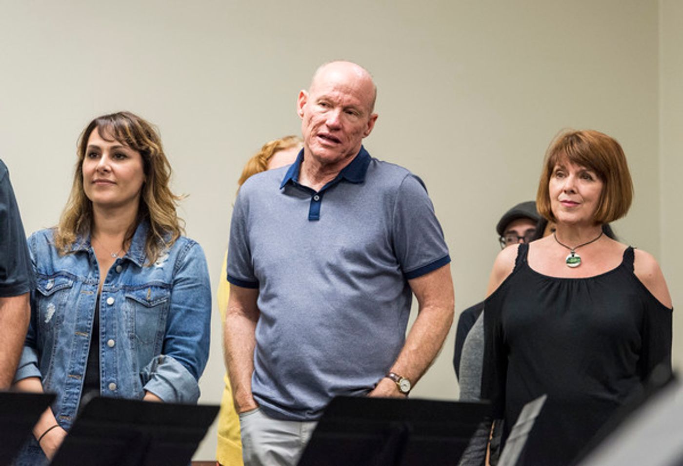 Photo Flash: Sneak Peek at Carmen Cusack and Company in Rehearsal for BRIGHT STAR at the Ahmanson; Cast Complete!  Image