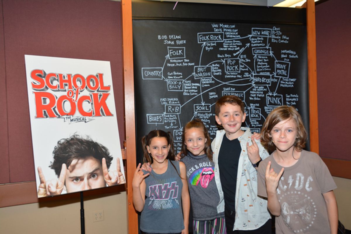 Theodora Silverman, Ava Briglia, John Michael Pitera and Phoenix Schuman at 