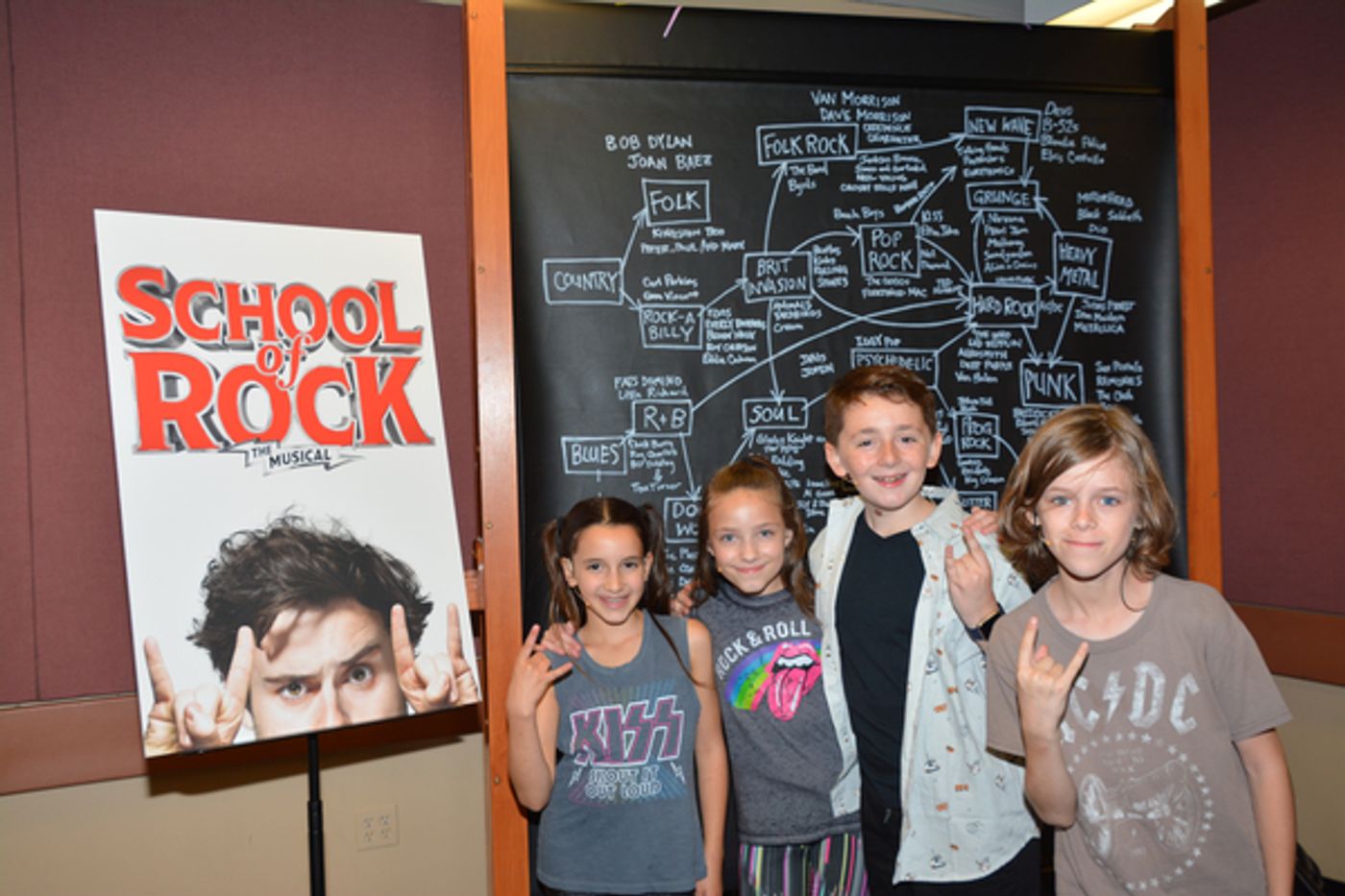 Photo Coverage: SCHOOL OF ROCK Touring Company Meets The Press  Image