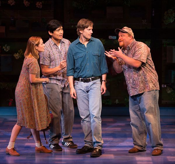 Hannah Elless, Paolo Montalban, Andrew Samonsky, and Jason SweetTooth Williams Photo