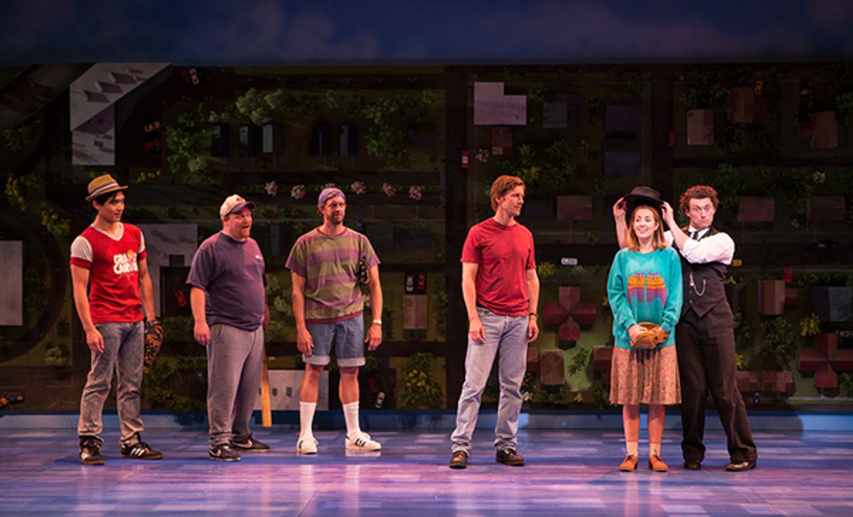 The cast of Benny & Joon, book by Kirsten Guenther, music by Nolan Gasser, lyrics by Mindi Dickstein, directed by Jack Cummings III, running September 7 â€“ October 22, 2017 at The Old Globe. Photo by Jim Cox. at 