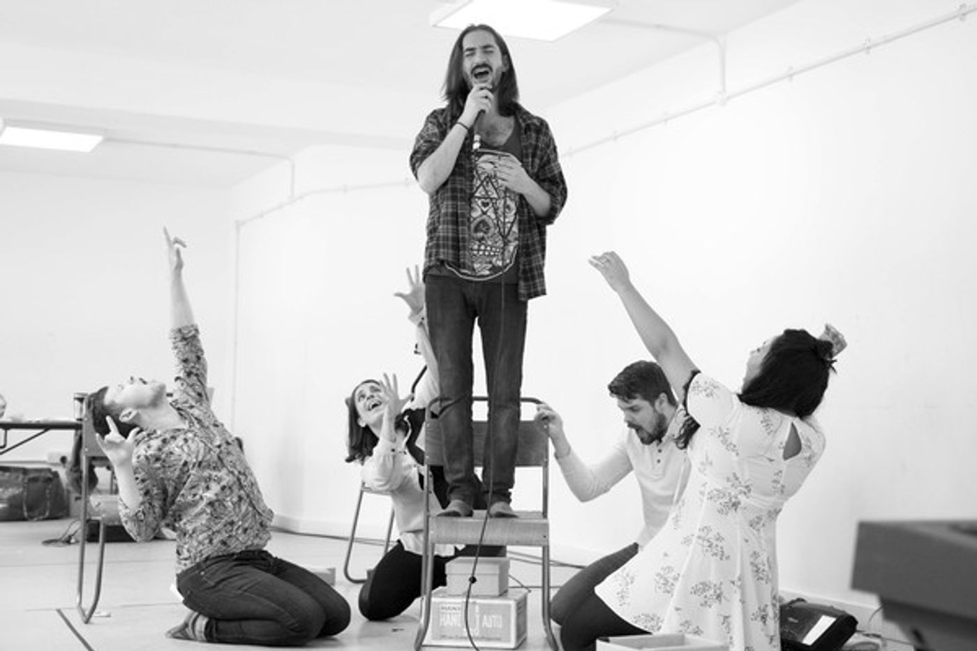 Photo Flash: In Rehearsals for 35MM: A MUSICAL EXHIBITION at The Other Palace  Image