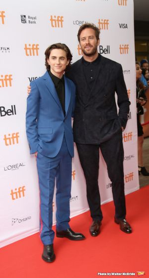 Timothee Chalamet and Armie Hammer @ BroadwayWorld Timothee Chalamet and Armie Hammer Photo