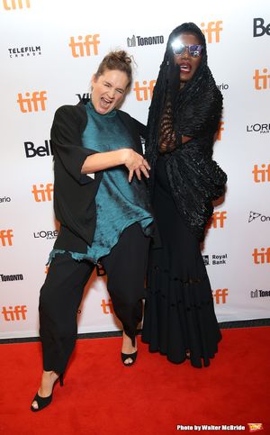 Director Sophie Fiennes and Grace Jones @ BroadwayWorld Director Sophie Fiennes and Grace Jones Photo
