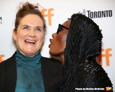 Director Sophie Fiennes and Grace Jones  Photo