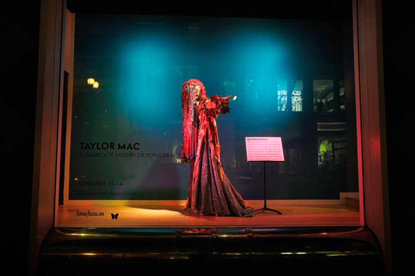 Photo Flash: Costume Designer Machine Dazzle Decks Out Neiman Marcus Windows for Taylor Mac at the Curran  Image