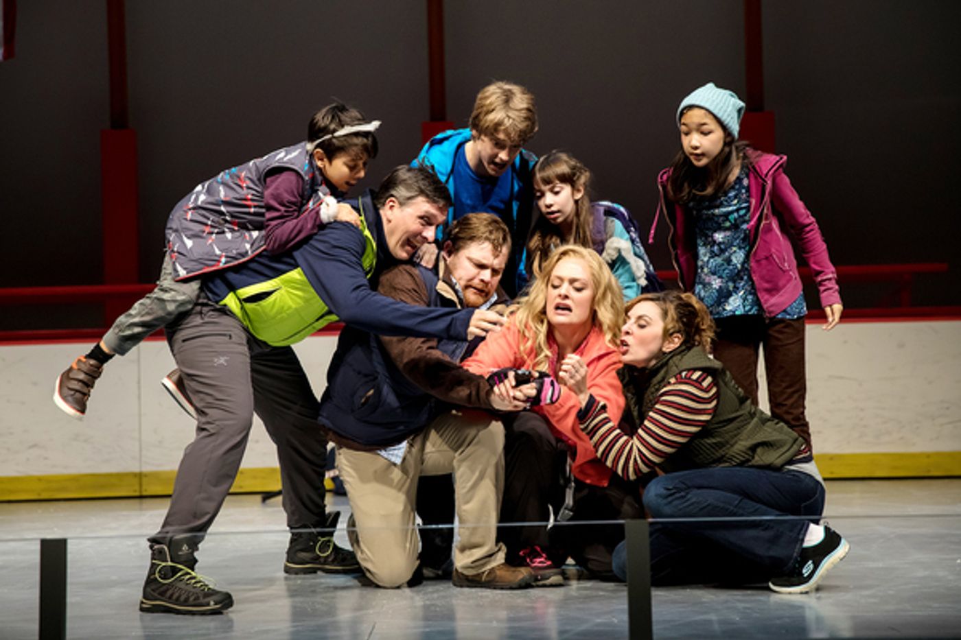Photo Flash: New Shots of Michael Friedman's New Hockey Musical THE ABOMINABLES at CTC  Image