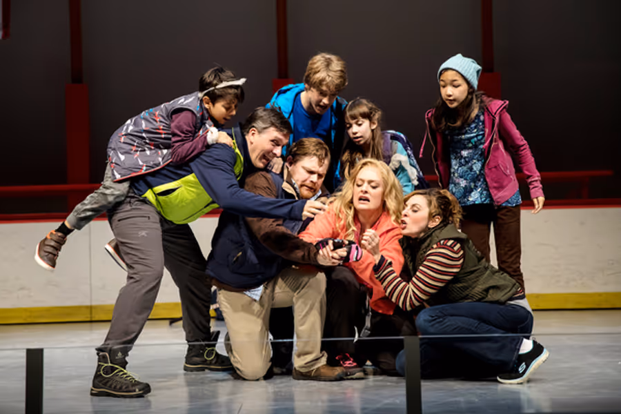 Photo Flash: New Shots of Michael Friedman's New Hockey Musical THE ABOMINABLES at CTC Image