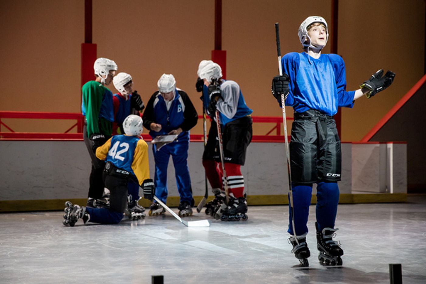 Photo Flash: New Shots of Michael Friedman's New Hockey Musical THE ABOMINABLES at CTC  Image
