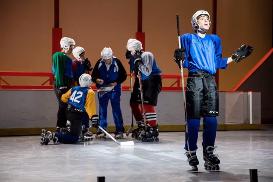 Photo Flash: New Shots of Michael Friedman's New Hockey Musical THE ABOMINABLES at CTC Image