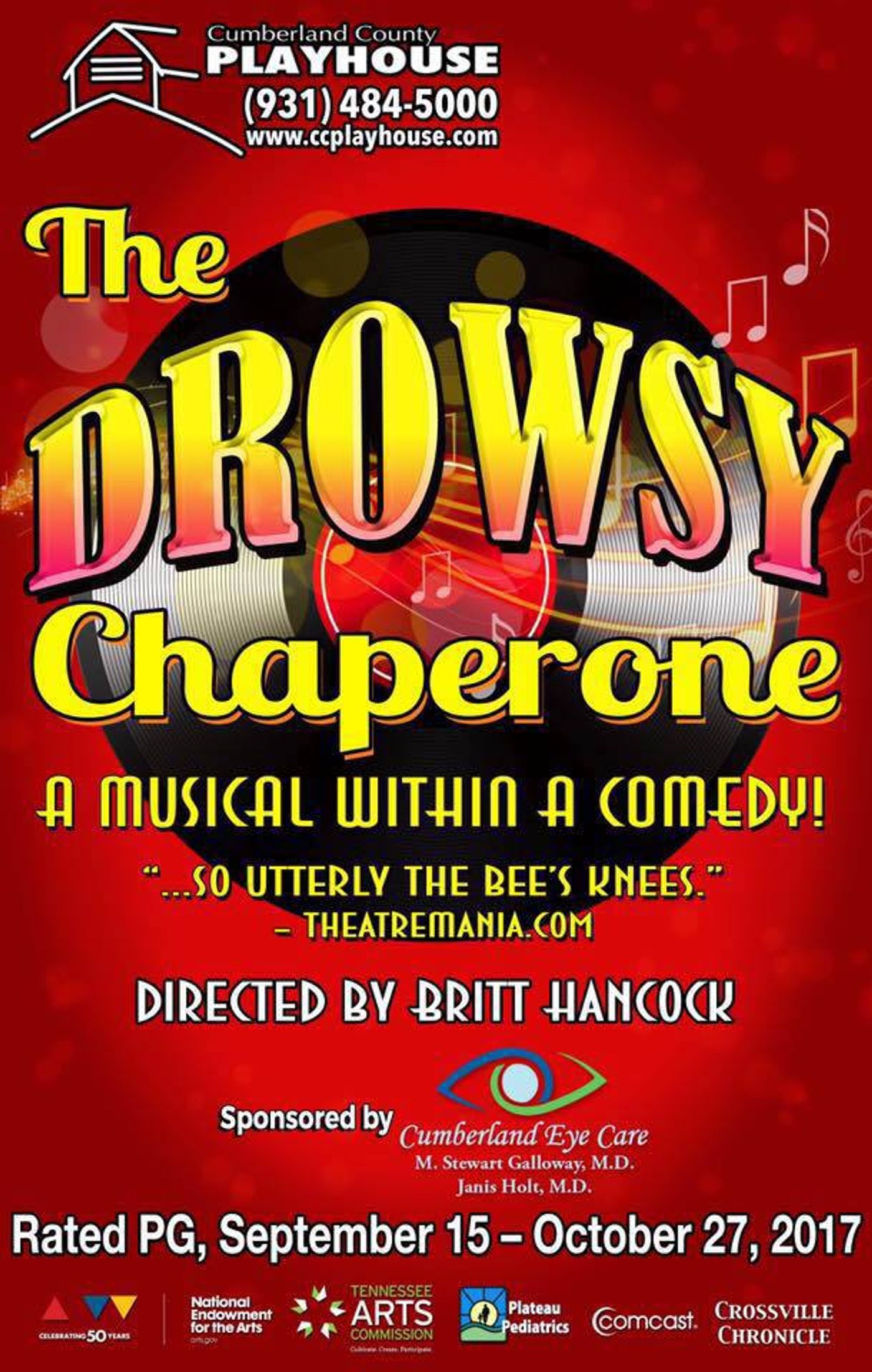 FRIDAY 5 (+1): Cumberland County Playhouse's THE DROWSY CHAPERONE  Image
