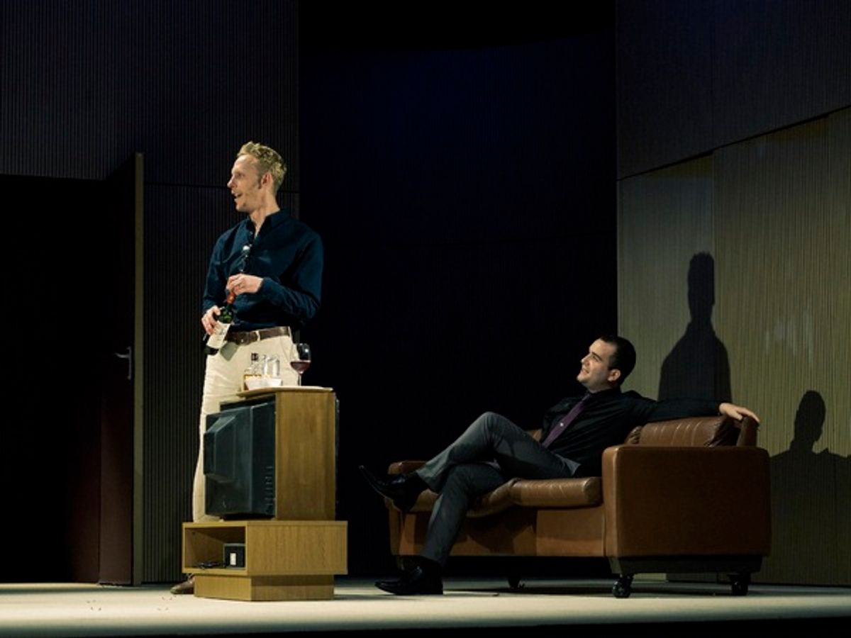  Laurence Fox and Santino Smith at 