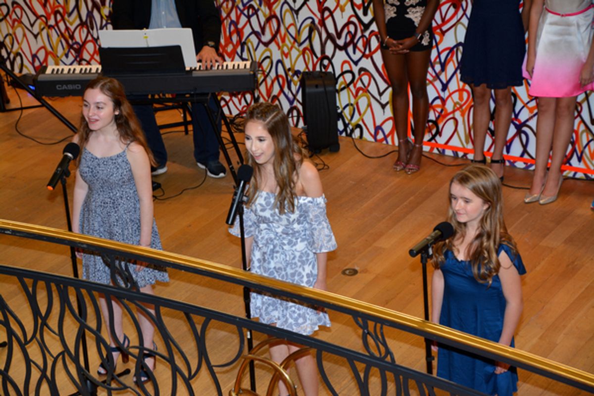 Madison Mullahey, Carrie Berk and Abigail Shapiro at 