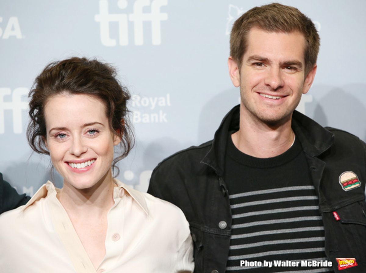 Claire Foy and Andrew Garfield  at 
