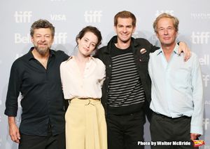 Andy Serkis, Claire Foy, Andrew Garfield and Jonathan Cavendish Photo