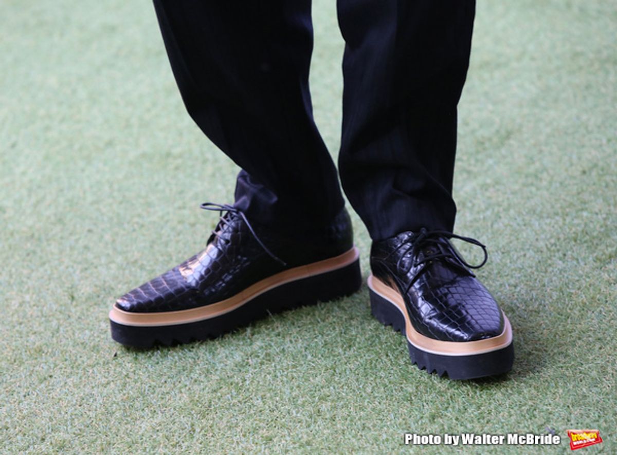 Alan Cumming's shoes at 