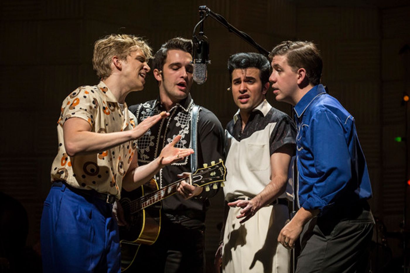 Photo Flash: Great Balls of Fire! Get a First Look at Paramount Theatre's MILLION DOLLAR QUARTET  Image