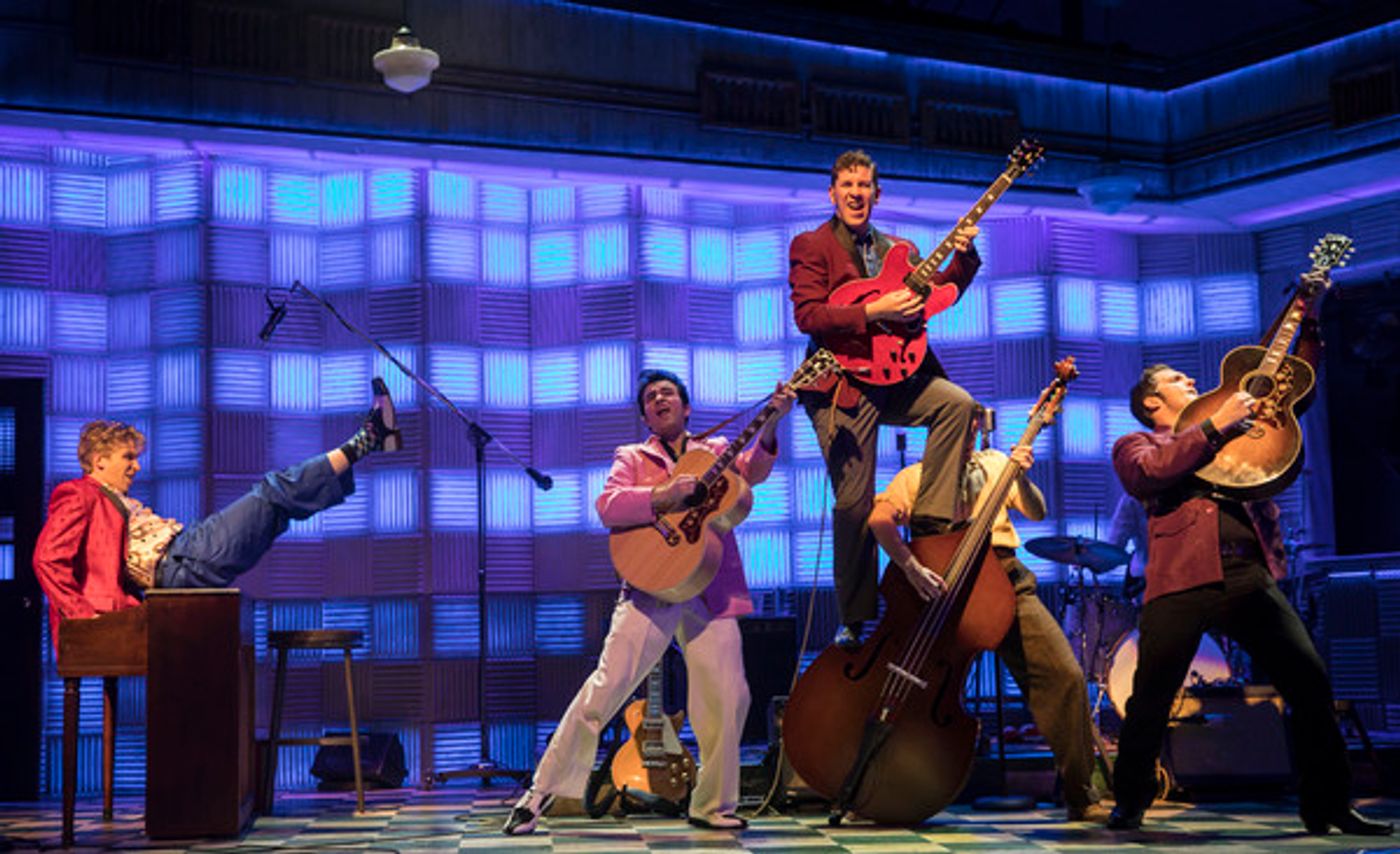 Photo Flash: Great Balls of Fire! Get a First Look at Paramount Theatre's MILLION DOLLAR QUARTET  Image