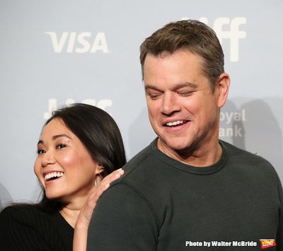 Hong Chau and Matt Damon Photo