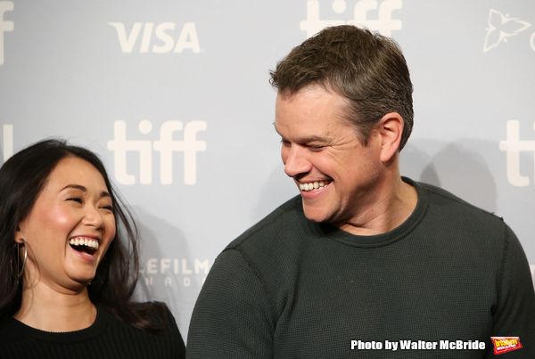 Hong Chau and Matt Damon  Photo