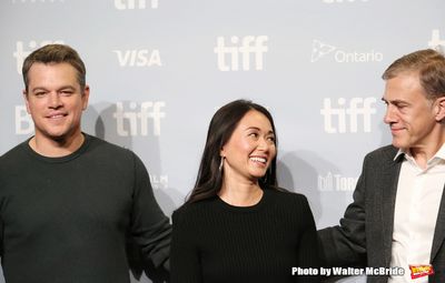 Matt Damon, Hong Chau and Christoph Waltz  Photo