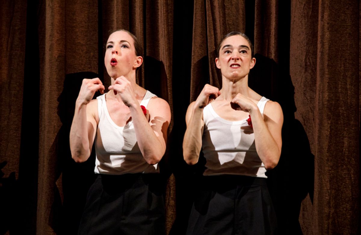 Anna Bass and Monica Bill Barnes at 